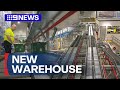 Woolworths opens new automated warehouse | 9 News Australia