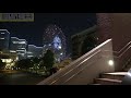 【夜】横浜ワールドポーターズ 外エスカレーター 1f 2f yokohama world porters escalator