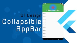 Flutter UI Tutorials - Collapsible AppBar