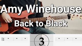 Amy Winehouse - Back to Black (Bass Cover) Tabs