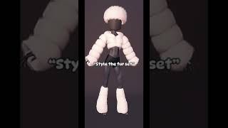 styling the fur set? ✨ #robloxdressup #dresstoimpress #roblox #dti #blowup #viralvideo #shorts