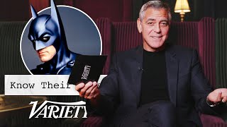 Does George Clooney Know His Lines?