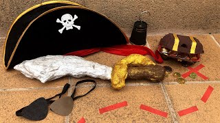 DISFRAZ de PIRATA 🏴‍☠ | Manualidades fáciles de PIRATAS | Tutorial DIY