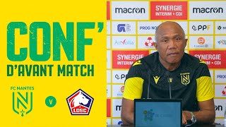 Antoine Kombouaré avant FC Nantes - LOSC Lille