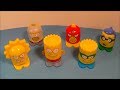 2013 THE SIMPSONS SUPER HEROES SET OF 6 INTERACTIVE BURGER KING COLLECTION TOY'S VIDEO REVIEW