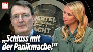 „Karl Lauterbach sollte Karl LEISERbach sein“ | Nena Schink bei Viertel nach Acht