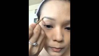 How to use Milani Stay Put Brow Color