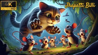 बिल्ली और चूहे की कहानी - Cat and Mouse Story in Hindi - Jhapatti Billi Ki Kahani