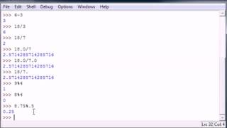 Python Programming Tutorial 2 - Numbers and Math