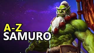 ♥ A - Z Samuro -  Heroes of the Storm (HotS Gameplay)