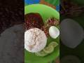 Nasi Lemak Telur Rebus Vs Nasi Lemak Ayam Goreng #shorts #viral #foodie