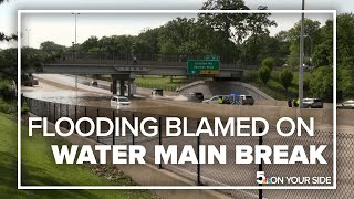 I-64 flooding near Tamm Avenue blamed on water main break