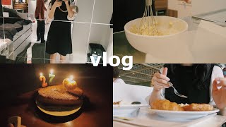 【Vlog】IKEAに行った日、購入品紹介、誕生日のケーキ