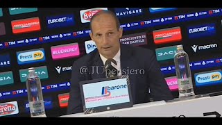 ALLEGRI post Udinese-Juve 0-1 conferenza stampa "Ringrazio tutti sarà la società a darmi indicazioni