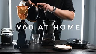 CARA SEDUH V60 UNTUK PEMULA . GAMPANG BANGET . BREWING HARIO V60 AT HOME .