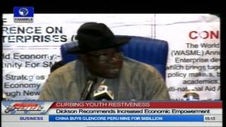 Curbing Youth Restiveness: Dickson Recommends Increased Economic Empowerment