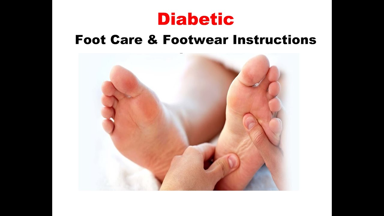 Important Tips For Diabetic Foot Care - YouTube