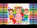 Color Song | Bibi & Nona Tv | Nursery Rhymes & Kids Songs