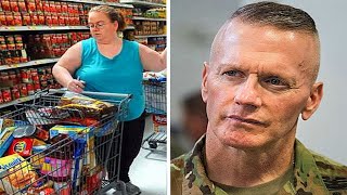 Military Dad Snaps Photo After Seeing Another Shopper’s Groceries