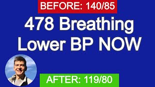 478 breathing exercise for high blood pressure. #bloodpressure #breathingexercises