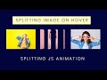 Splitting Image Animation on Hover | Splitting JS Tutorial
