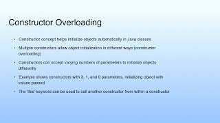 Constructor Overloading | Lecture 07: Encapsulation