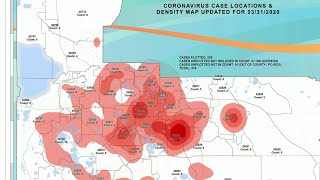 Map shows coronavirus hot zones in Orange County