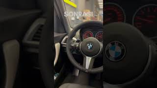 BMW F20 1 SERİSİ M PERFORMANCE F1 VİTESLİ DİREKSİYON UYGULAMAMIZ #otoaksesuar #tuning #modifiye #bmw