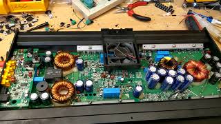 How to quickly diagnose a faulty amplifier - powers up no sound