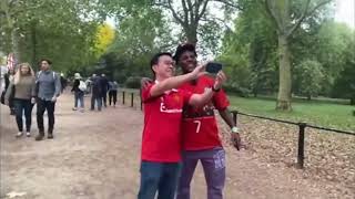 IShowSpeed meets a Man United fan in London