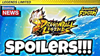 🔥 HUGE SPOILERS!!!! BIG DB LEGENDS EVENT COMING SOON WITH NEW LF CHARACTER HINTED?!?!