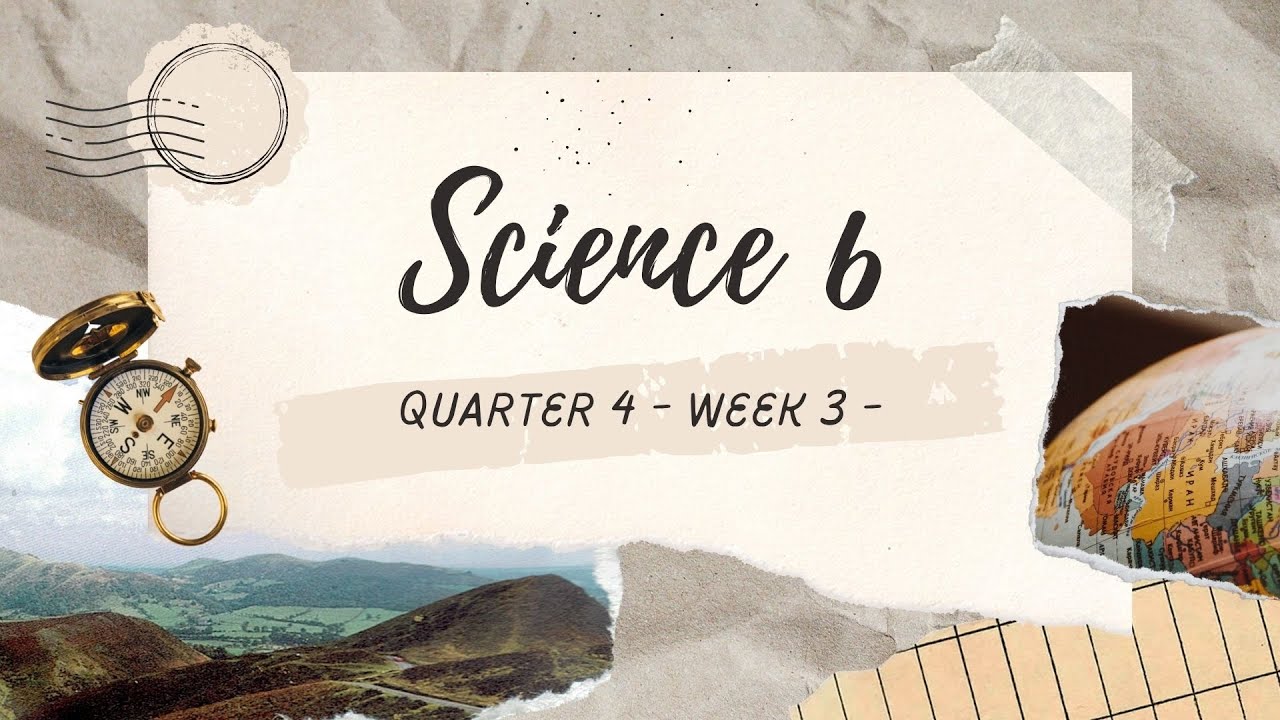 Science 6 Quarter 4 Week 3 || My Bhing - YouTube