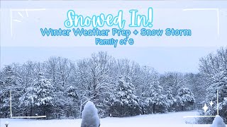 Snow Storm + Winter Weather Prep | On a Budget + Cleaning Motivation + Low Income Homemaking