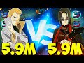 Space-Time [🇧🇷] - Gengetsu [5,9M] vs Itachi Chinese Style [5,9M] | Naruto Online