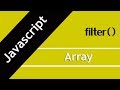 58. JavaScript Array filter() method in Hindi