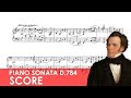 SCHUBERT Piano Sonata No. 14 in A minor (Op. 143 / D.784) Score