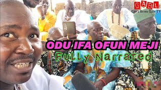 Odu Ifa Ofun Meji also known as Orogun Meji fully Narrated during Oke Agidan Ifa Divination Session