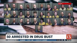 50 Arrested in Kokomo Drug Ring Bust