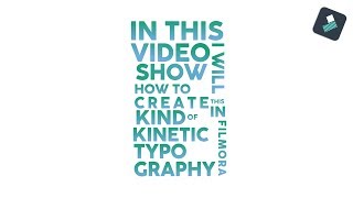 How to Create Kinetic Typography in Filmora 9
