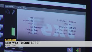 Union County 911 center launches ‘text-to-911’