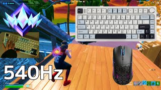 AULA F75 ASMR 😴 Fortnite Zero Build Reload 🏆 Satisfying 360 FPS 4K