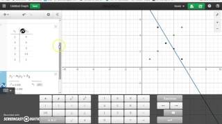 Plotting Two Data Sets In Desmos