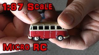 1:87 Scale Carson Micro RC VW T1 Samba Bus