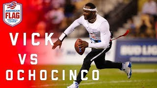Flag Football Highlights Semifinals Game 2: Ochocinco takes on Michael Vick! | NFL