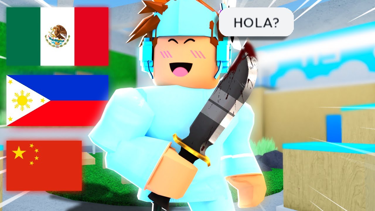 I Played Mm2 In Different Languages Youtube