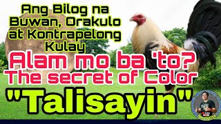 Ang Sekreto ng Kulay Talisayin, Kontrapelong Kulay, Orakulo at Lunar Calendar/Maswerteng na Kulay