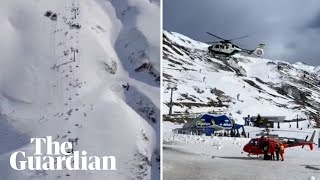 Several injured after ski lift collapses at Spanish resort in Astún