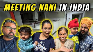 Baby Meeting Naani In India