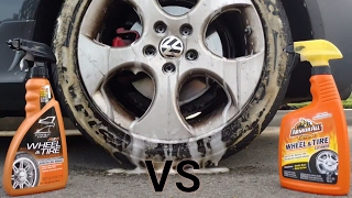 Walmart wheel cleaners with no hose test- Eagle One VS ArmorAll wheel cleaner on very dirty wheels