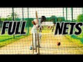 Cricket net session|State player||Batting in nets||Batting practice in nets|Adeel baqar@adeelbaqar